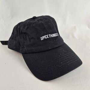 Bacardi Hat Men Black Dad Hat Adjustable Spice Things Up Embroidered Cap Alcohol